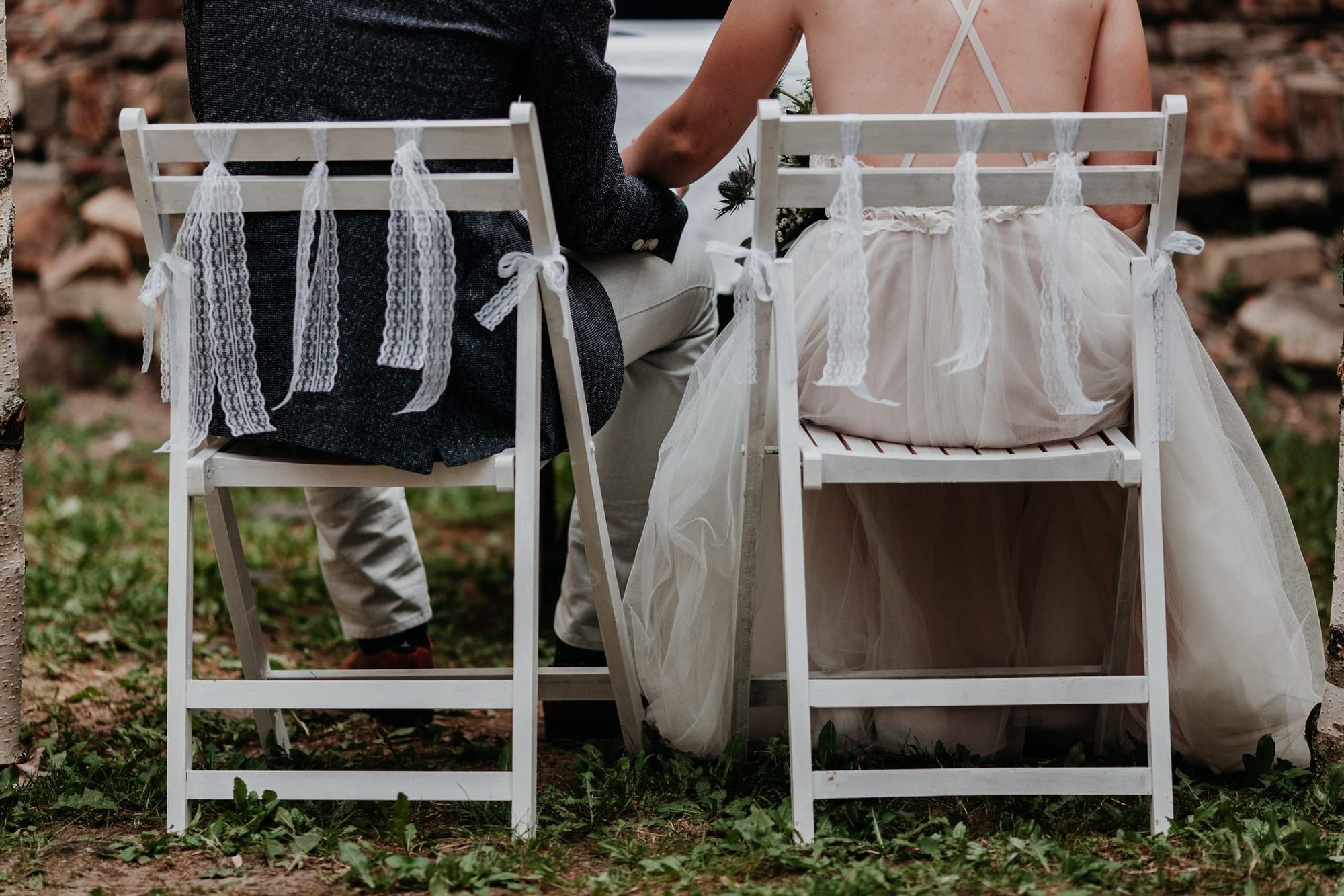 boho wedding, hochzeit berlin, braut, groom, bride, bräutigam, trauung, freie trauung, ceremony, chairs, chair decor